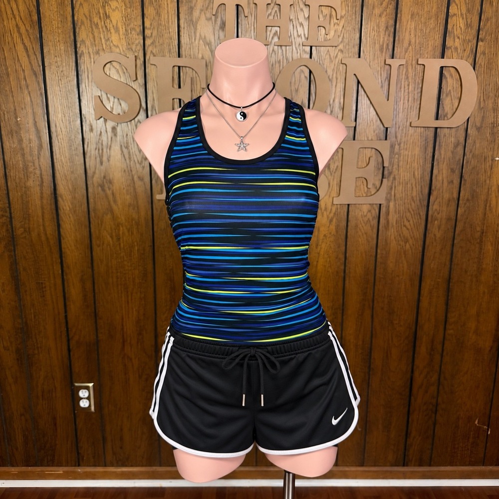 Blue Striped Racerback Tank Top C9 by Champion Women S Y2K Sporty Athleisure